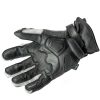 Lindstrands Holen Leather Motorcycle Gloves Black White