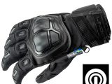 Lindstrands Sveg Waterproof Leather Motorcycle Gloves