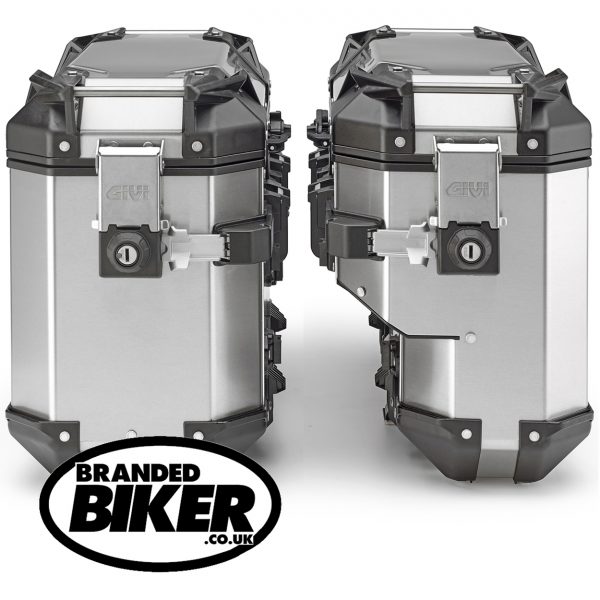 Givi OBKE3733APack2 Trekker Evo Outback Panniers Pair Aluminium 37L 33R