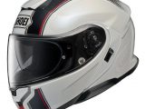 Shoei Neotec 3 Motorcycle Helmet Satori TC6 White Black