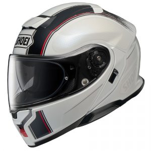 Shoei Neotec 3 Motorcycle Helmet Satori TC6 White Black