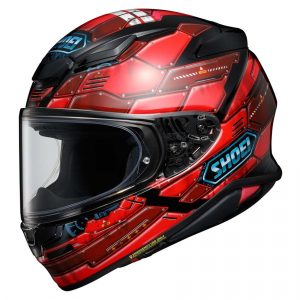 Shoei NXR2 Motorcycle Helmet Fortress TC1 Red Black
