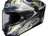 Shoei X-SPR Pro Motorcycle Helmet Escalate TC2 Blue Yellow