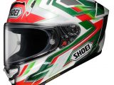 Shoei X-SPR Pro Motorcycle Helmet Escalate TC4 Red Green