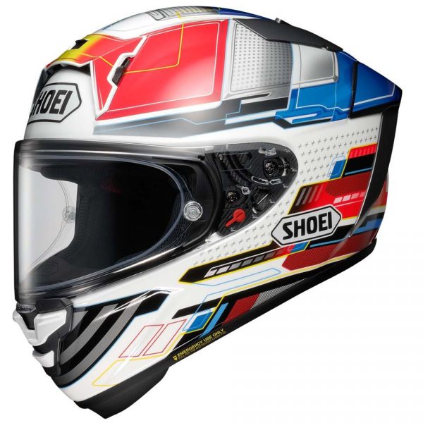 Shoei X-SPR Pro Motorcycle Helmet Proxy TC10 Red White Blue
