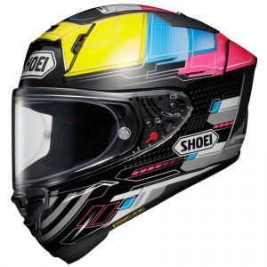 Shoei X-SPR Pro Motorcycle Helmet Proxy TC11 Black Yellow Blue