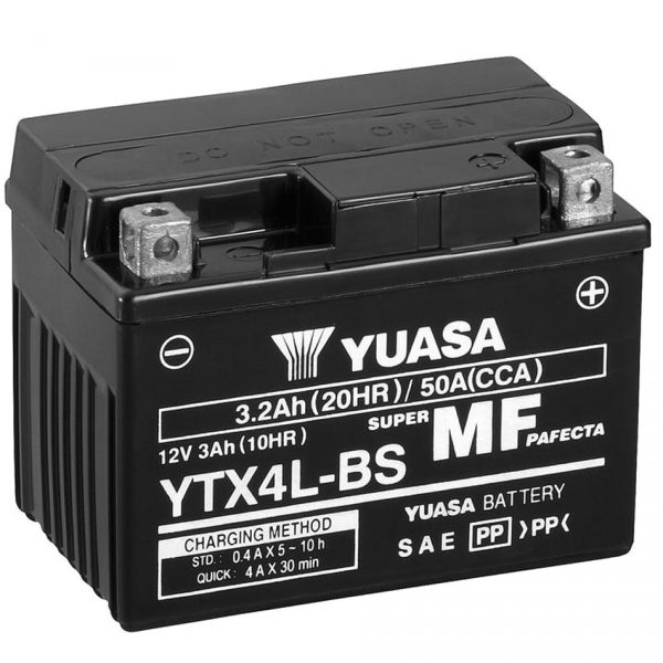 Yuasa YTX4L BS MF Motorcycle Battery