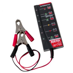BS BT02 Motorcycle Battery and Alternator Tester