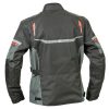 Lindstrands Backafall Textile Motorcycle Jacket Black Grey