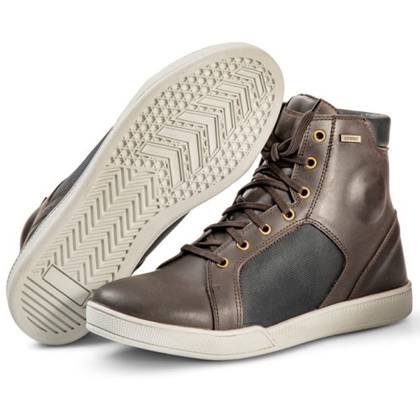 Lindstrands Sneaker Urban Sport Motorcycle Boots Brown