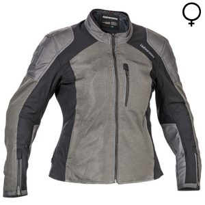 Halvarssons Arvika Lady Textile Motorcycle Jacket Black Grey