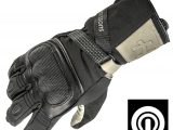 Halvarssons Tihola Waterproof Motorcycle Gloves Black Grey