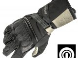 Halvarssons Thiola Waterproof Motorcycle Gloves Black Grey