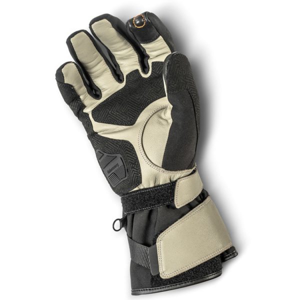 Halvarssons Tihola Waterproof Motorcycle Gloves Black Grey