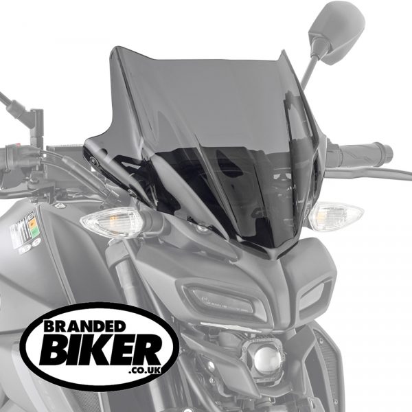 Givi 2166A Smoke Motorcycle Screen Yamaha MT125 2020 on