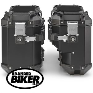 Givi OBKE3733BPack2 Trekker Evo Outback Panniers Pair Black 37L 33R