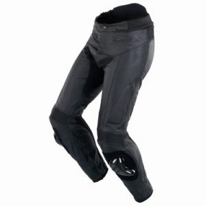 Spidi Unit Leather Motorcycle Trousers Black Size 28