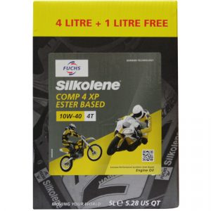 Silkolene Comp 4 10W 40 XP Engine Oil 4 Litre Plus 1 Litre Free