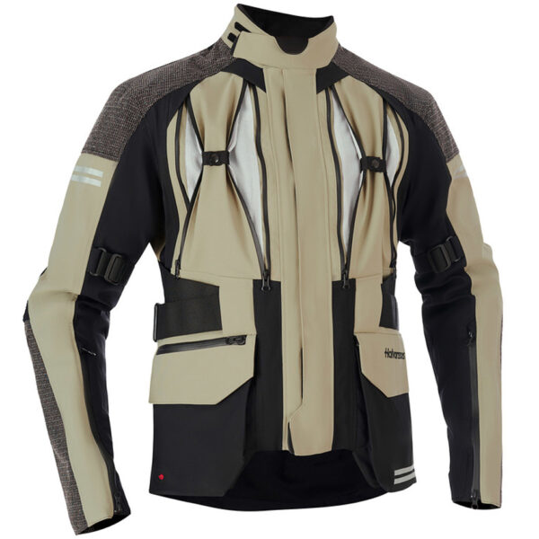 Halvarssons Dalen Textile Laminated Motorcycle Jacket Khaki