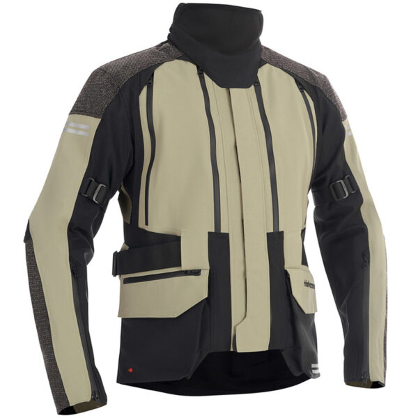 Halvarssons Dalen Textile Laminated Motorcycle Jacket Khaki