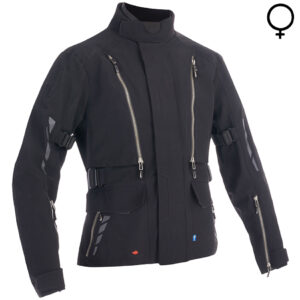 Halvarssons Vinvallen Lady Textile Motorcycle Jacket Black