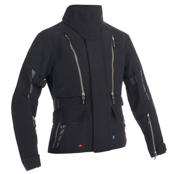 Halvarssons Vinvallen Lady Textile Motorcycle Jacket Black