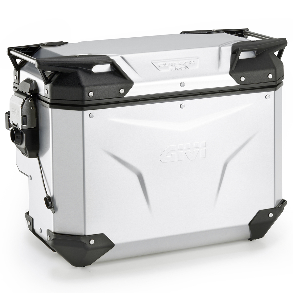 Givi Trekker Outback Evo Smart Pannier Anodised Aluminium 40 Litre Right