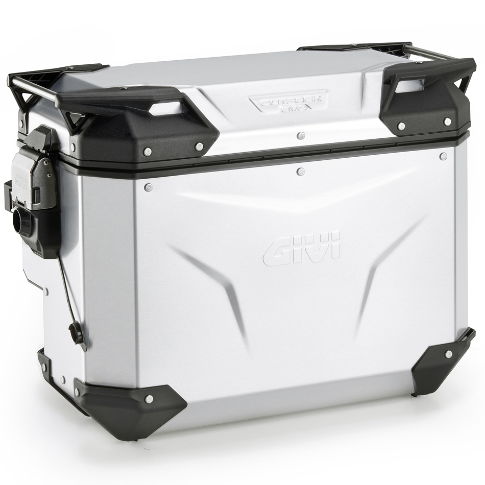 Givi Trekker Outback Evo Smart Pannier Anodised Aluminium 44 Litre Right