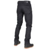 MotoJean Motorcycle Jeans Straight Black Short Leg