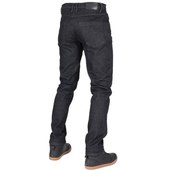 MotoJean Motorcycle Jeans Straight Black Short Leg