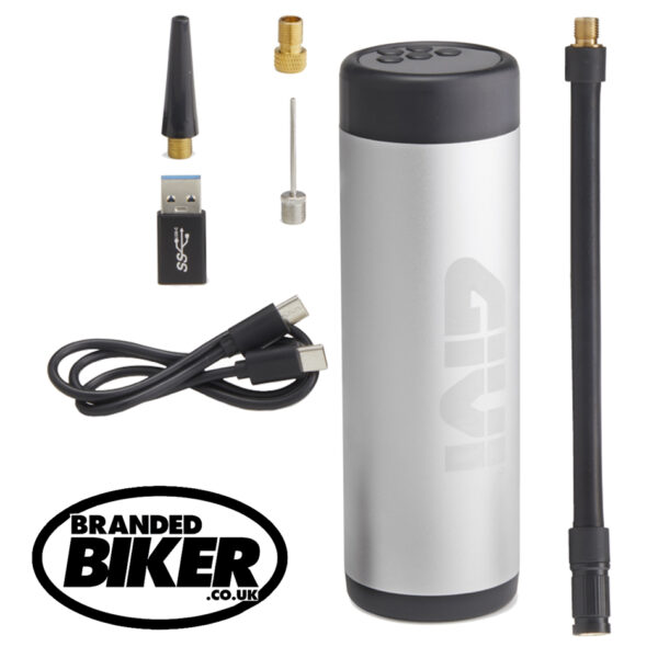 Givi S502 Rechargeable Battery Powered Tyre Inflator and Torch