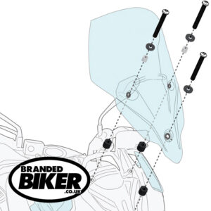 Givi D6428KIT Motorcycle Screen Fitting Kit