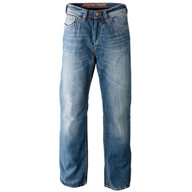 John Doe Motorcycle Ladies Jeans Short Leg Blue