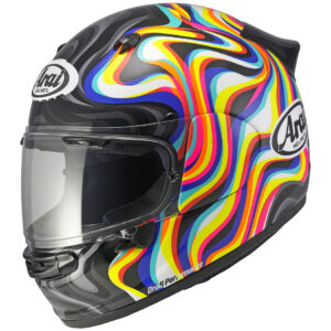 Arai Quantic Motorcycle Helmet Swirl White