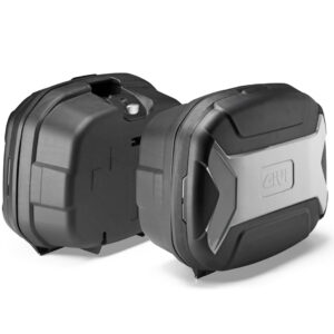 Givi TRK35BN Trekker Lite 35 Litre Monokey Panniers Black Silver Pair