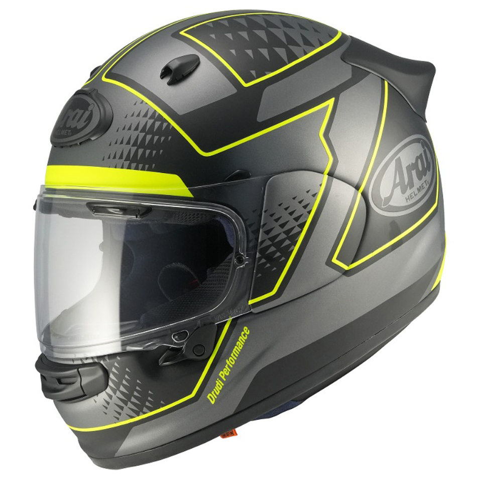Arai Quantic Motorcycle Helmet Giu Yellow
