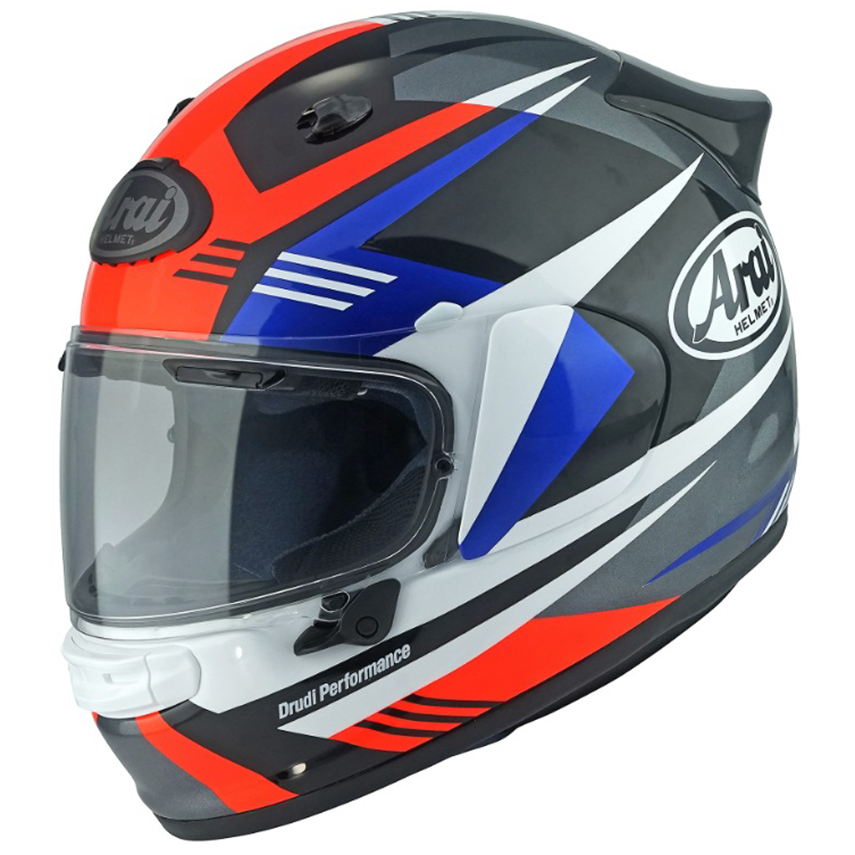 Arai Quantic Motorcycle Helmet Mark Red Blue