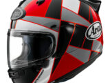 Arai Quantic Motorcycle Helmet Peak Red