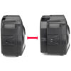Givi XP01AAA XSpace Expandable Monokey Case 27 to 36 Litre Black Aluminium side view